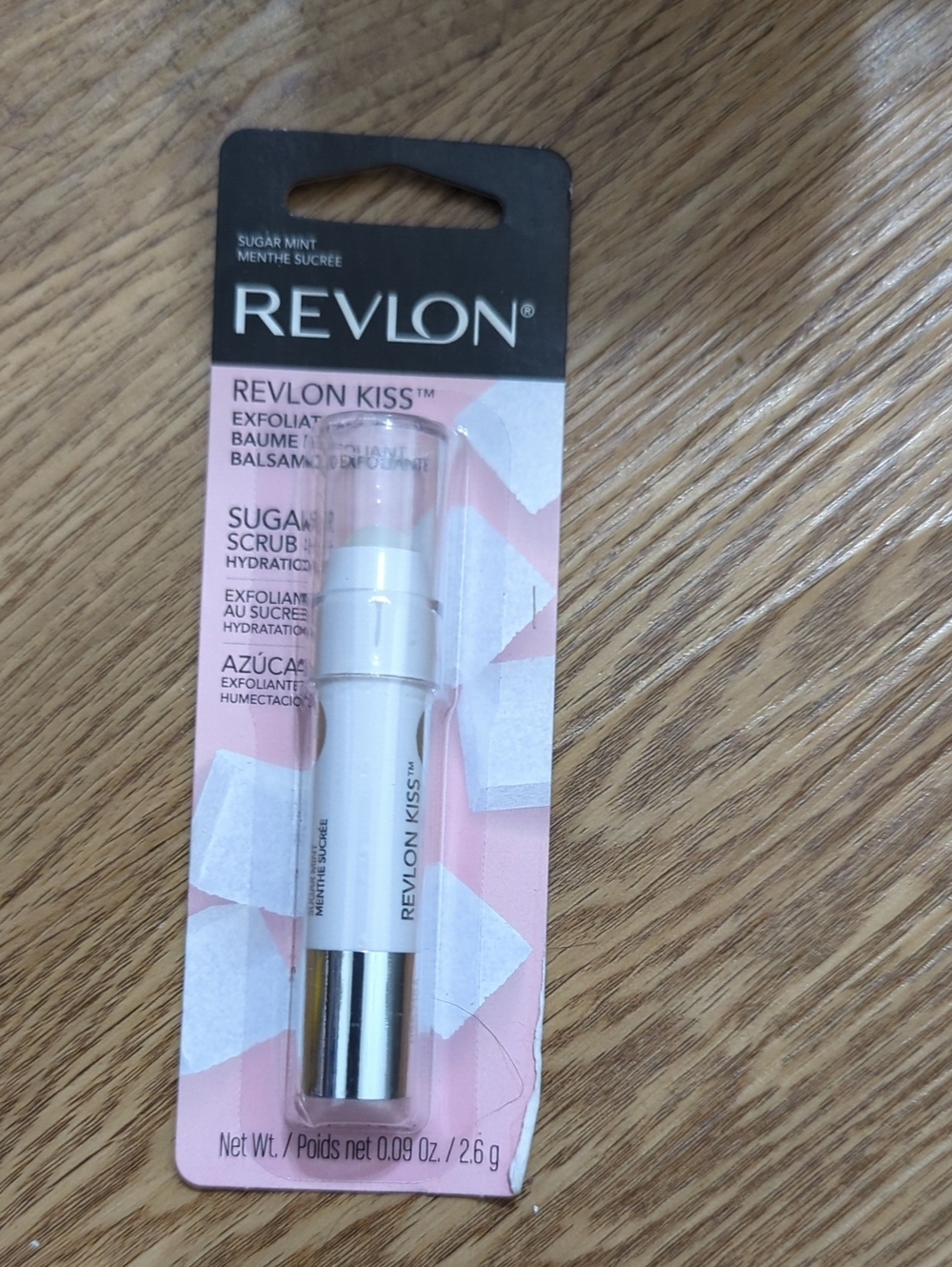 Revlon Kiss Sugar Scrub Lip Balm - Sugar Mint (White, Pink, Silver)